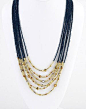Multi-Strand Seed Bead Necklace: