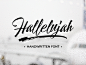 hallelujah font #英文# #字体# #字体设计# #字体下载#