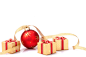 礼物,闪亮的,盒子,聚会,给予_155098639_Christmas Bauble & Presents_创意图片_Getty Images China