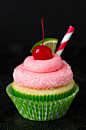 Cherry Limeade Cupcakes