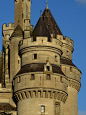 Pierrefonds Castle - Tour Artus close up by MorgainePendragon