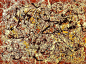 抽象表现主义: 美国   杰克逊·波洛克   Mural on Indian red ground