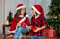 Cute children, boy and girl, having fun on Christmas by Tatyana Tomsickova on 500px