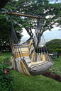 Hanging Hammock Chair - Natural Sand: 