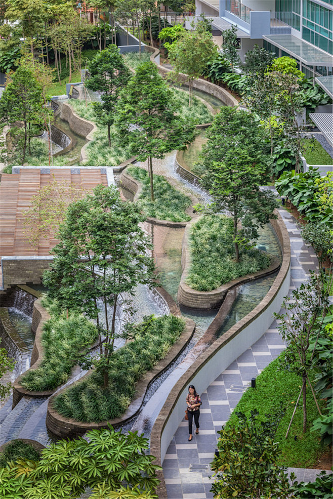 新加坡明顿苑居住区景观设计_景观设计_Z...