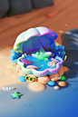 summer shells : Launched in the United States and Brazil, it aims to protect the ocean, promote Marine life, and spread public welfare and environmental protection through activities.We selected 8 rare shells and set stylization blending dazzling color, a