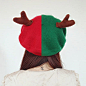  #帽子#圣诞#小鹿#