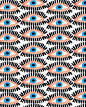 Bold Eyes III. Kendra Landy aka Bouffants+Broken Hearts #pattern