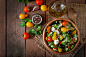 25个JPG 素食美食 健康饮食 蔬果沙拉 蔬菜沙拉 高清图片设计素材-淘宝网