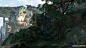 Uncharted The Lost Legacy - Ganesh - city of Halebidu - Jungle, Martin Teichmann : For Uncharted the Lost Legacy I had the chance to work on the lost city of Halebidu - The Ganesh statues. 
I was responsible for modelling most of the location as well as s