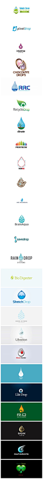25个以水滴为元素的logo设计