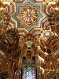 Interior of Cardiff Castle, Wales