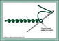 How to Work the Scroll Stitch- © Cheryl C. Fall, Licensed to About.com. Learn to work the Scroll Stitch. This beautiful surface embroidery stitch is worked by looping the thread under the needle as you stitch, creating a graceful scroll-like effect. The s