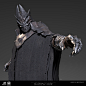 Nazgul - Isildur, Kristian Bourdage : This is Isildur, probably my favorite Nazgul to work on.  I was responsible for the entire character, sculpted in Zbrush, textured in Substance Painter and in game mesh created in 3DS Max.

Concept by Eric Kohler
Robe