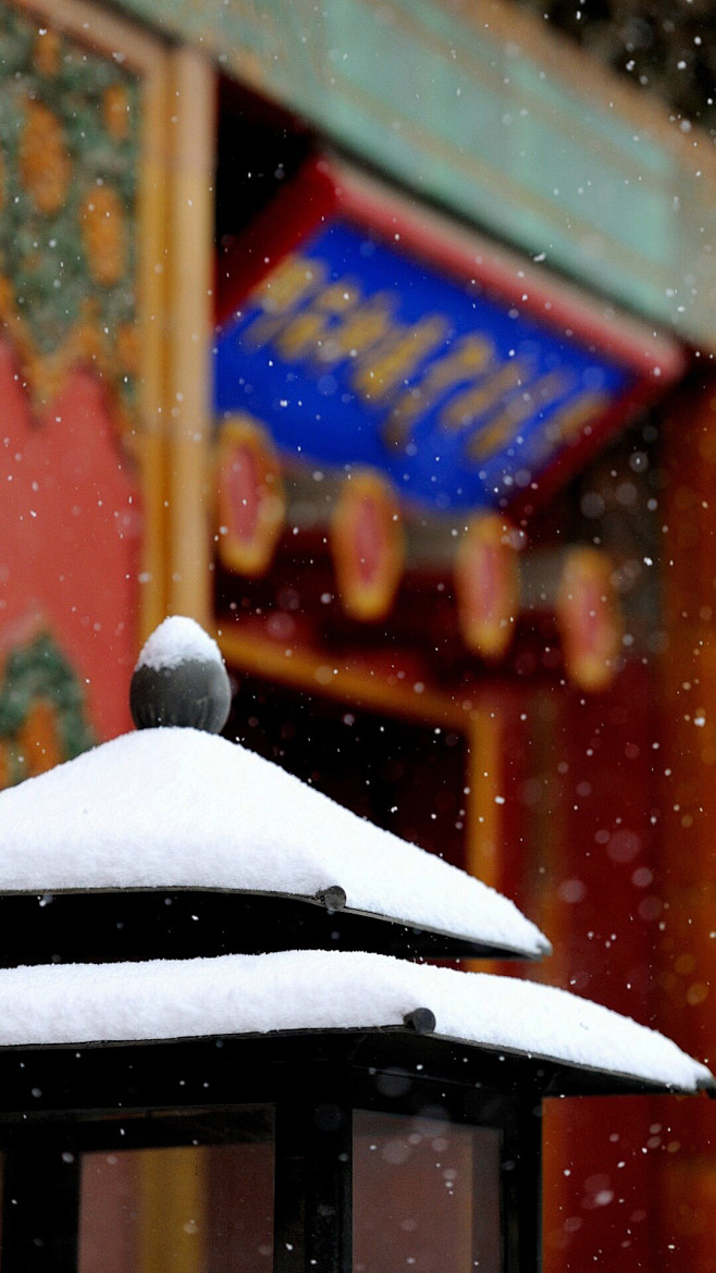 故宫雪景，美得这么安静！