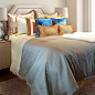 梵廊朵|别墅样板房|家居软装|床品套件|新古典|爱马仕|橙色蓝色-淘宝网