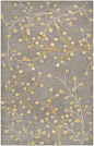 Surya Athena ATH5052 Yellow Rug. 20% Off on Surya Rugs! Area rug, carpet, design, style, home decor, interior design, pattern, trend, statement, summer, cozy, sale, discount, free shipping.: 