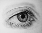 eye drawing by hg