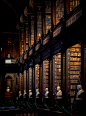 Trinity College Library, Dublin, Ireland 
photo via wander