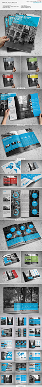 Annual Report Template on Behance