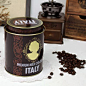 umi欧洲风情复古咖啡罐 牛奶巧克力密封收纳铁盒 杂物铁盒