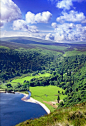 Wicklow Mountains south of Dublin city in Ireland.