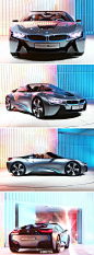 BMW i8 Spyder概念车搭载了BMW互联驾驶（BMW ConnectedDrive）的又一新配置“应用”（Apps）。BMW在中国高档汽车领域首次实现了智能手机与BMW iDrive车载娱乐、信息系统的整合。Apps也将允许使用宝马认证后的第三方应用程序。