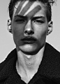Carl Bistram at Kult Models shot by Dominik Odenkirchen and styled by Bettina Schönfelder with pieces from Cividini,