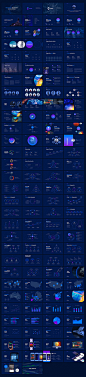 强大的多功能高端配色的大数据keynote幻灯片设计模板 | 云瑞