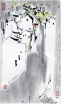 吴冠中（1919—2010），江苏宜兴人，当代著名画家、油画家、美术教育家。油画代表作有《长江三峡》、《北国风光》、《小鸟天堂》、《黄山松》、《鲁迅的故乡》等。个人文集有《吴冠中谈艺集》《吴冠中散文选》《美丑缘》等十余种。 

2010年6月25日23时57分，吴冠中先生因病医治无效，在北京医院逝世，享年91岁。

2016年4月4日，吴冠中油画《周庄》以2.36亿港元成交，刷新中国油画拍卖纪录。