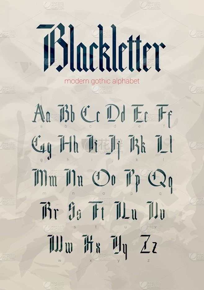 哥德体现代哥特式字体.