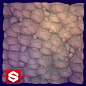 Stylized Ground Texture - Substance Designer, Irvin Castro : Getting back into Substance Designer after a long break. I was mostly trying out the new Cube 3D node for this.
Stylized Rocky Ground Material made fully in Substance Designer.