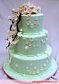 ♫ ♪ ♫ ♪ ~、pink cake box、蛋糕、Fondant Cake、翻糖蛋糕、Fondant Cakes、高层蛋糕、生日蛋糕、婚礼蛋糕、结婚蛋糕、半朵也爱甜蜜蜜、吃、点心