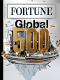 Global 500 CGI Illustration for Fortune Magazine