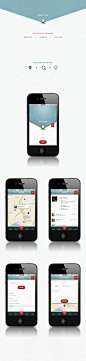 Mobile app UX UI design for Loocat Me #UX #design    ----BTW, Please Visit:  http://artcaffeine.imobileappsys.com