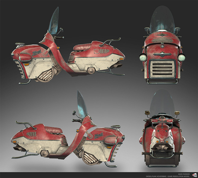 Dieselpunk Hoverbike...