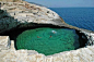 塔索斯天然游泳池，希腊