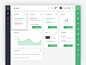 Dashboard Finance finance money icons mobile graph flat ux ui dashboard