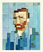 Pixelated Watercolor Paintings by Adam Lister : New York-based artist Adam Lister creates "8-bit" watercolor versions of pop culture icons and famous paintings.

"In addition to producing recreations of famous paintings in this nearly cubis