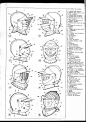 最近好多人问这本书，其实我也找了很久，问了不少人也不清楚。只知道是一本意大利文的欧洲铠甲书，但是内容还是不错的，这里是头盔部分。