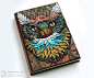 拉脱维亚艺术家手工制作华丽的童话书“立体”封面！