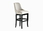 Lauren Memory Swivel Bar Stool -enhance arm area