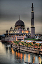 National Mosque (Masjid Negara), Putrajaya, Malaysia.