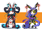 Umbra Doge Adopts [OPEN: 2 OUT OF 6] : ADOPTABLES T.O.S Please read my T.O.S before purchasing !  I accept both paypal and points !!!  you can read all about them here => Umbra Doges [closed species] | other umbra...