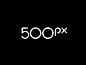 500pX 摄影图片分享社区网站logo动画特效GIF-上海logo设计公司