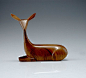 Franz Hagenauer, Small Deer, Carved Nutwood, 1945: 