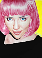 【圆珠笔肖像】——Scarlett Johansson by 丁一ONEART - UE设计平台-网页设计，设计交流，界面设计，酷站欣赏