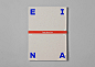 Four letters. Eina! on Behance