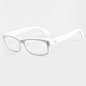 银鳞堂 新款全手工复古眼镜架 纯白色男女款平光眼镜框