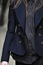 Want this now: nautical-inspired navy jacket perfect for winter. #nautical #navy